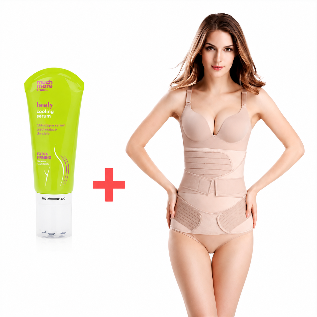 Postpartum slimming package puerperal corset with body slimming cream